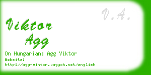 viktor agg business card